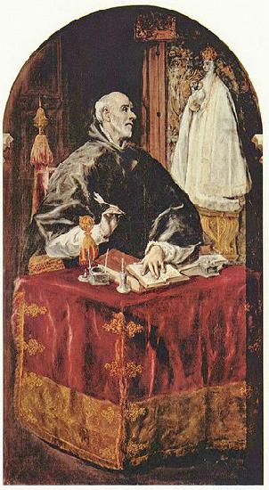 El Greco Vision des Hl. Ildefonso oil painting image